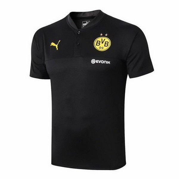 Polo Borussia Dortmund 2019-2020 Negro Amarillo
